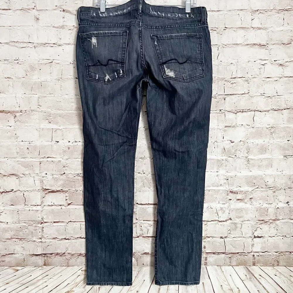 7 for all Mankind Josefina crop boyfriend jeans